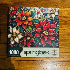Springbok 1000 Piece Poinsettia Puzzle